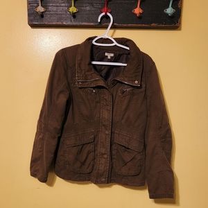 Sashimi womens brown utility jacket. Size medium.
